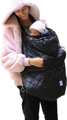 Funda portabebés bebé 7AM Enfant - K-Poncho ajuste universal bolsa de banderines de invierno 0-3T Foto 1 de 4