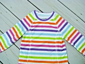 Lands End Girl sun protect Long Sleeve UPF Rashguard Medium 5 6 Top Shirt c - Picture 1 of 3