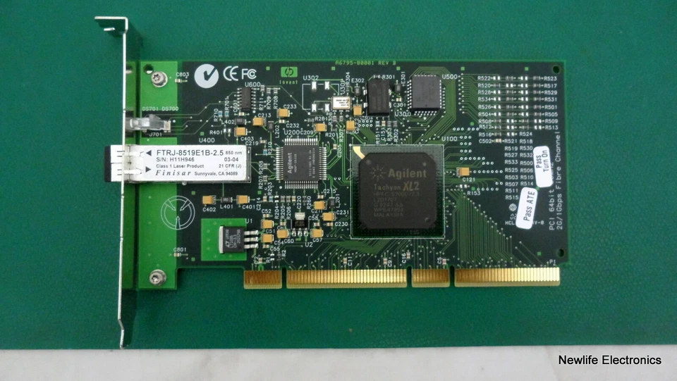 HP A6795-69004 2GB Single-port Fiber Channel Adapter A6795-62001 A6795A - Image 1 of 4