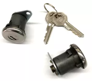 1961 - 1966 Corvette Door Lock Set + Pawls + Octagon Shaped Keys C1 C2 NEW - Foto 1 di 1