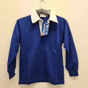 SCORPION RUGBY JERSEY ROYAL VARIOUS SIZES BOYS/MENS *EL19/EL47/EL59/EL210 - Picture 1 of 7