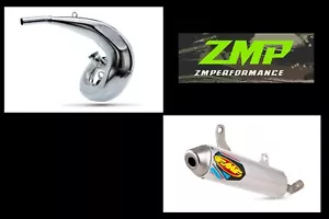 FMF YAMAHA YZ250 2002-2025 FATTY EXHAUST PIPE WITH POWERCORE 2 SILENCER - Picture 1 of 1