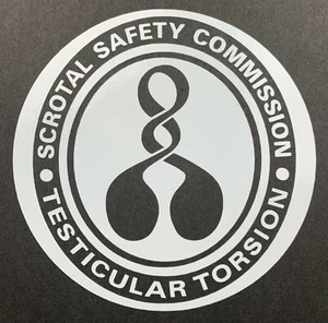 The Venture Brothers Scrotal Safety Commission Vinyl Car Decal - Bild 1 von 1