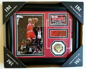 NBA Derrick Rose Chicago Bulls 2010-11 MVP limited edition facsimile signature - Picture 1 of 6
