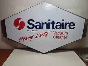 Vacuum Eureka Hanging Store Sign Sanitaire Heavy Duty 12 1/2" X 21" Plastic JRR - Picture 1 of 5