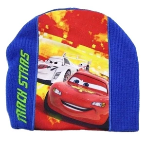 Disney Pixar's Cars 2 Boy's "Track Stars" Beanie Hat & Gloves Set Sz. 4-7 - Picture 1 of 9