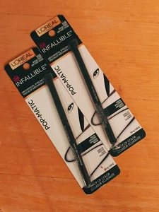 2 L'OREAL PARIS Infallible Pop-Matic Mechanical Eyeliner Intense Forest 518 - Picture 1 of 8