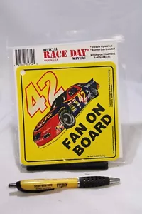 #42 Vintage NASCAR  Race Day Window Sign - Picture 1 of 1