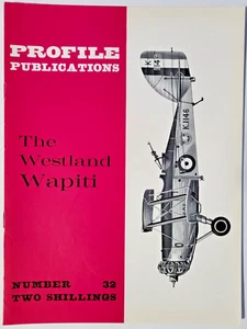 The WESTLAND WAPITI RAF Biplano RCAF No 10 Escuadrón Publicaciones #32 - Imagen 1 de 4