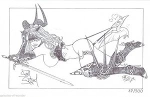 Tarot Witch of the Black Rose #87 (87B cover) Deluxe Litho Edition ~ w/litho #69 - Picture 1 of 2