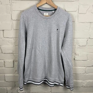 Jack Wills Sweatshirt Jumper Grey Mens Size UK Large L Round Neck Pullover - Picture 1 of 7