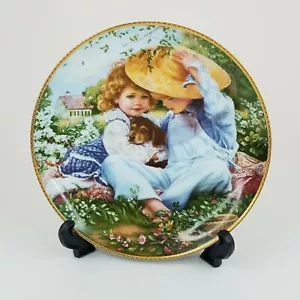 Vintage Edwin M. Knowles March of Dimes A Time to Love Sandra Kuck Teller 1989 - Bild 1 von 4