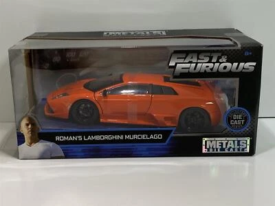 Fast And Furious Romans Lamborghini Murcielago 1:24 Scala Jada 30765 - Immagine 1 di 4
