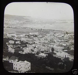 Linterna mágica de vidrio tobogán ARGEL - VISTA GENERAL. C1890 ARGELIA - Imagen 1 de 2