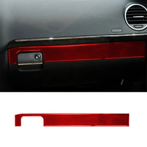 For Benz M-Class W164 ML350 06-11 Red Carbon Fiber Co-pilot Dashboard Trim Cover - Picture 1 of 9