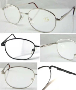 Hochwertige silberne Lesebrille Federscharniere +75+125+150+200+225+250+275 L56 - Bild 1 von 9