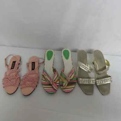 SANDALIAS FIONI ROSA 7.5W - ZOE - ROSA 7M & ONEX - DORADO 7.5M x 3 PARES Foto 1 de 4