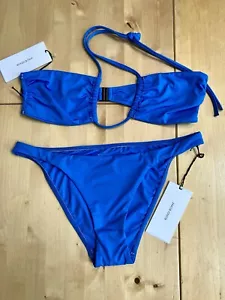 Top de bikini BONDI BORN (Anna) e inferior (Mina) cian talla grande nuevo con etiquetas precio de venta sugerido por el fabricante 160 GBP - Imagen 1 de 10