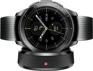 Reloj inteligente Samsung Galaxy 42 mm SM-R810 Bluetooth bueno, negro + CHARGR - Imagen 1 de 2