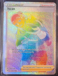 Pokemon TCG Iscan Secret Rare 297/196 Lost Origin Rainbow Holo Trainer - Picture 1 of 2