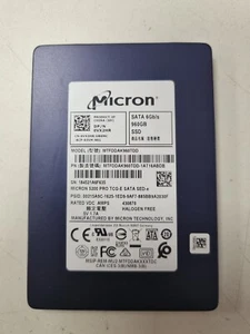 MICRON 2.5" 960GB 6GBPS MU SATA SSD DRIVE - MTFDDAK960TDD - Picture 1 of 2