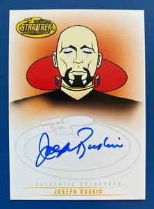 Star Trek TOS Art & Images Animated - AUTOGRAPH A24 JOSEPH RUSKIN