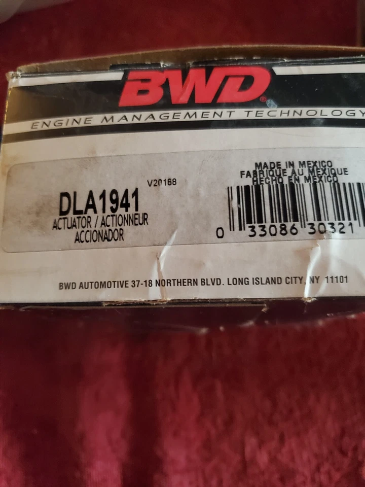 Actuador de bloqueo de puerta delantero izquierdo BWD DLA1941, se adapta a Jeep Wrangler, Jeep Cherokee, Foto 1 de 2
