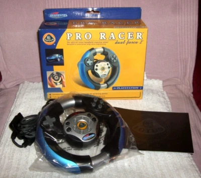 GAMESTER by RADICA (LOTUS PRO RACER STEERING WHEEL DUAL FORCE 2) BOXED/2002/NEW - Image 1 of 4