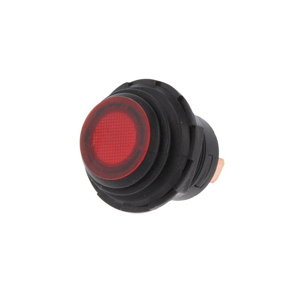 Interruptor R13-553B2L-01: Presión Pos: 2 SPST 10A/14VDC OFF-ON rojo IP65 Bel: LED SCI Foto 1 de 1