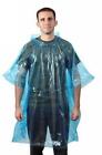 [Lot Of 315] New Dsc Squire Emergency Hooded Ponchos - Adult Size - Clear & Blue