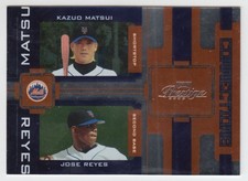 2005 Playoff Prestige Connections Foil #3 Kaz Matsui/Jose Reyes /100