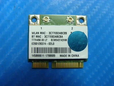 Sony VAIO 14" SVF14AC1QL SVF14A15CXB OEM Wireless WiFi Card BCM943142HM - Image 1 of 2