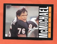 Steve McMichael 1985 Topps Football Rookie Card #32 Chicago Bears RC