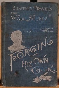 RARE 1897 CRIME BIDWELL'S TRAVELS FORGERY WALL STREET TO NEWGATE FIRST EDITION - Imagen 1 de 6
