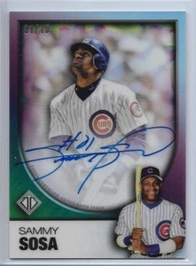 2023 TOPPS TRANSCENDENT SAMMY SOSA AUTO SIGNED #TICAV-SS #D1/15 CHICAGO CUBS - Picture 1 of 2