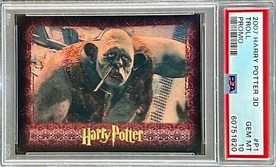 2007 Harry Potter 3D, Troll #P1 PSA 10 GEM MINT (RARE: Population of 1) - Image 1 of 2