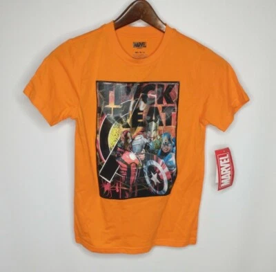 Футболка детская Marvel Avengers оранжевая Trick or Treat футболка для Хэллоуина размер M - Изображение 1 из 4