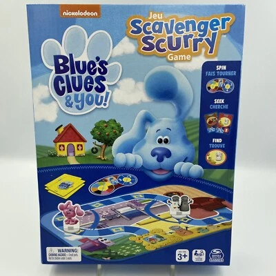 Blue's Clues & You Jeu Scavenger Scurry Game - Nickelodeon - Board Game - New - Image 1 of 4
