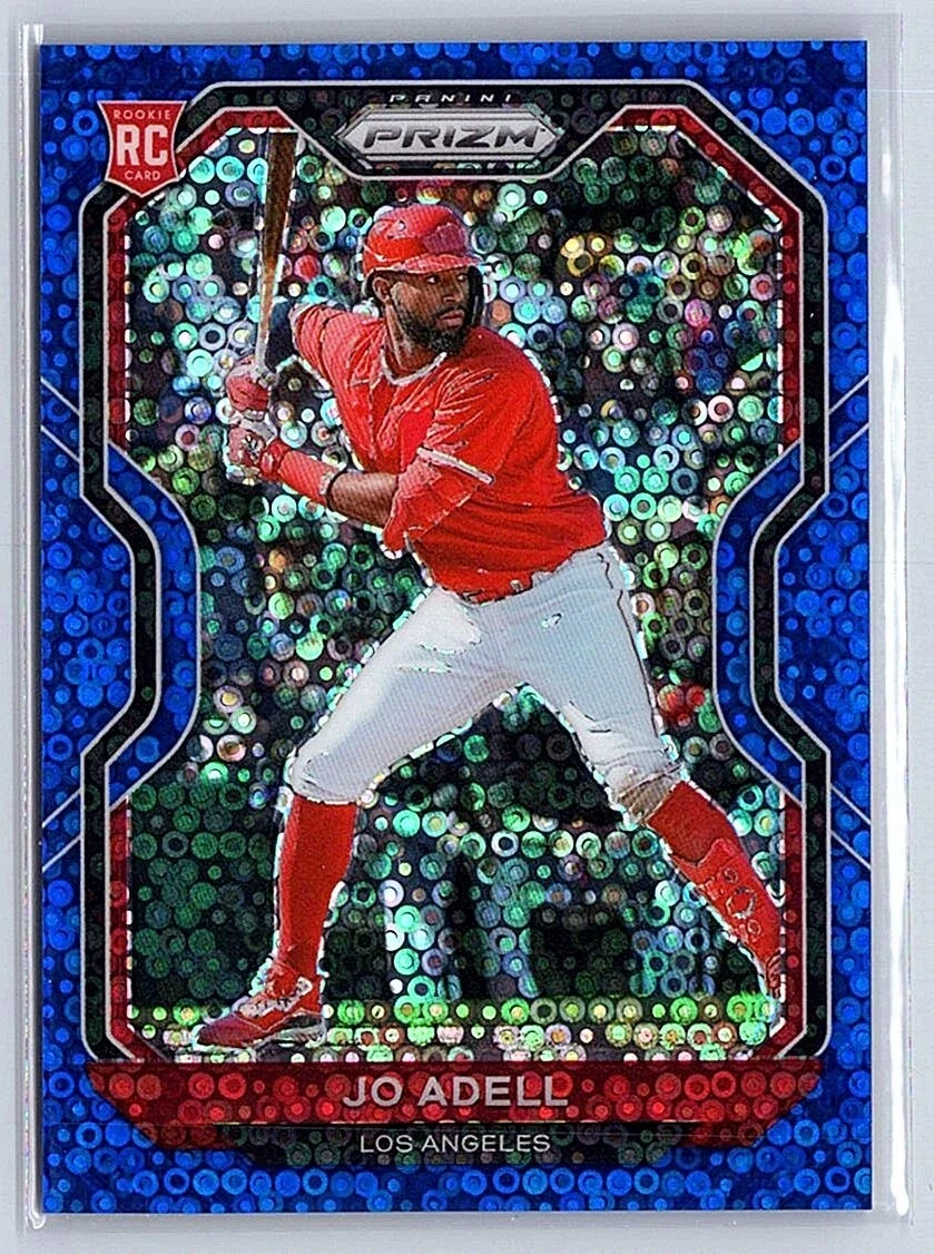 JO ADELL  ANGELS RC  2021 PANINI PRIZM #191  BLUE CIRCLES #ed/199
