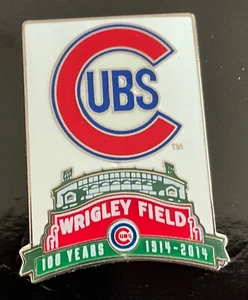 Chicago Cubs Logo Circa 1937 Wrigley Field 100 Years  1914-2014 Collector Pin - Picture 1 of 1