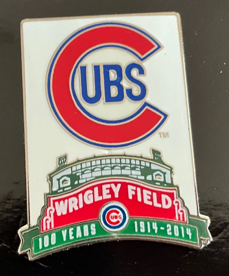 Chicago Cubs Logo Circa 1937 Wrigley Field 100 Years  1914-2014 Collector Pin - Image 1 of 1