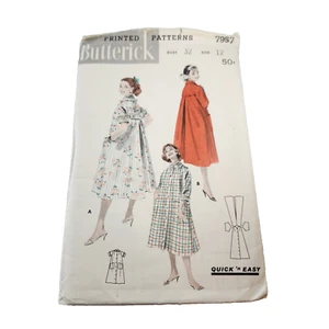 Plumeros acampanados Butterick Pattern 7957 damas talla 12 sin cortar - Imagen 1 de 2