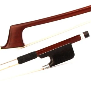 Arco para violonchelo antiguo Pro Master Pernambuco 4/4 ébano sin ojos rana piezas plateadas rígidas - Imagen 1 de 12