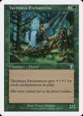 MTG 7th Edition --- YAVIMAYA ENCHANTRESS --- Uncommon! NM! Magic the Gathering! - Image 1 of 3