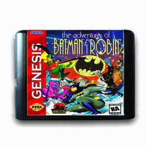 The Adventure Of Batman & Robin 16 bit Sega MD Game Card Mega Drive Genesis