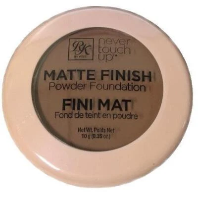 2X Kiss Ruby Kisses Never Touch Up Matte Powder Foundation RMPF13 HONEY BROWN - Image 1 of 2