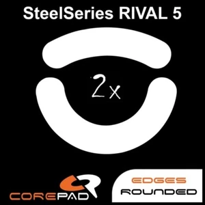 Corepad Skatez SteelSeries Rival 5 Replacement Mouse Feet Hyperglides Teflon - Imagen 1 de 1