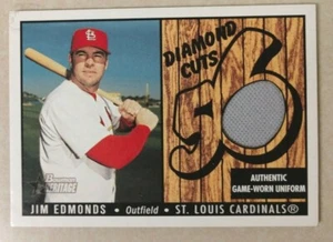 Bowman Heritage 2003 Jim Edmonds Cardinals juego usado ¡camiseta gris! ¡S&H GRATIS!¡! - Imagen 1 de 2