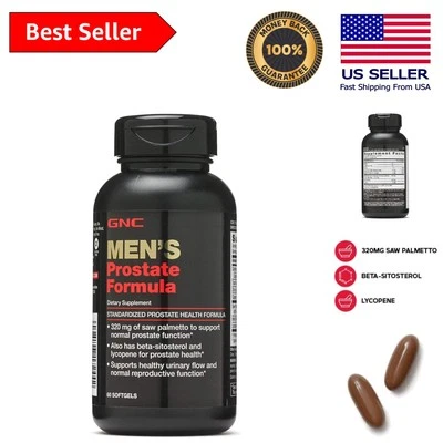 Fórmula para la salud de la próstata para hombres con palma enana americana - 60 cápsulas blandas para el bienestar Foto 1 de 4