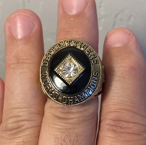 1968 Detroit Tigers World Series Championship Al Kaline Replica Ring Size 10.5 - Picture 1 of 4
